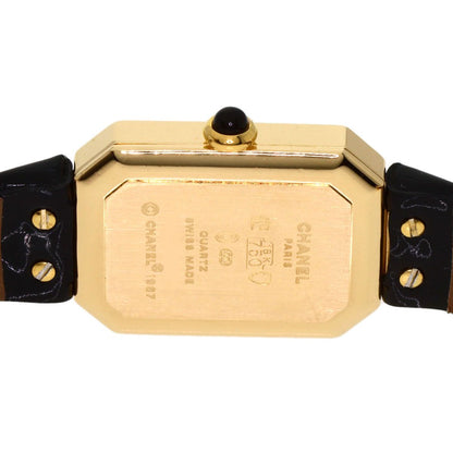 Chanel Premiere Watch 18k Yellow Gold Leather — view 6