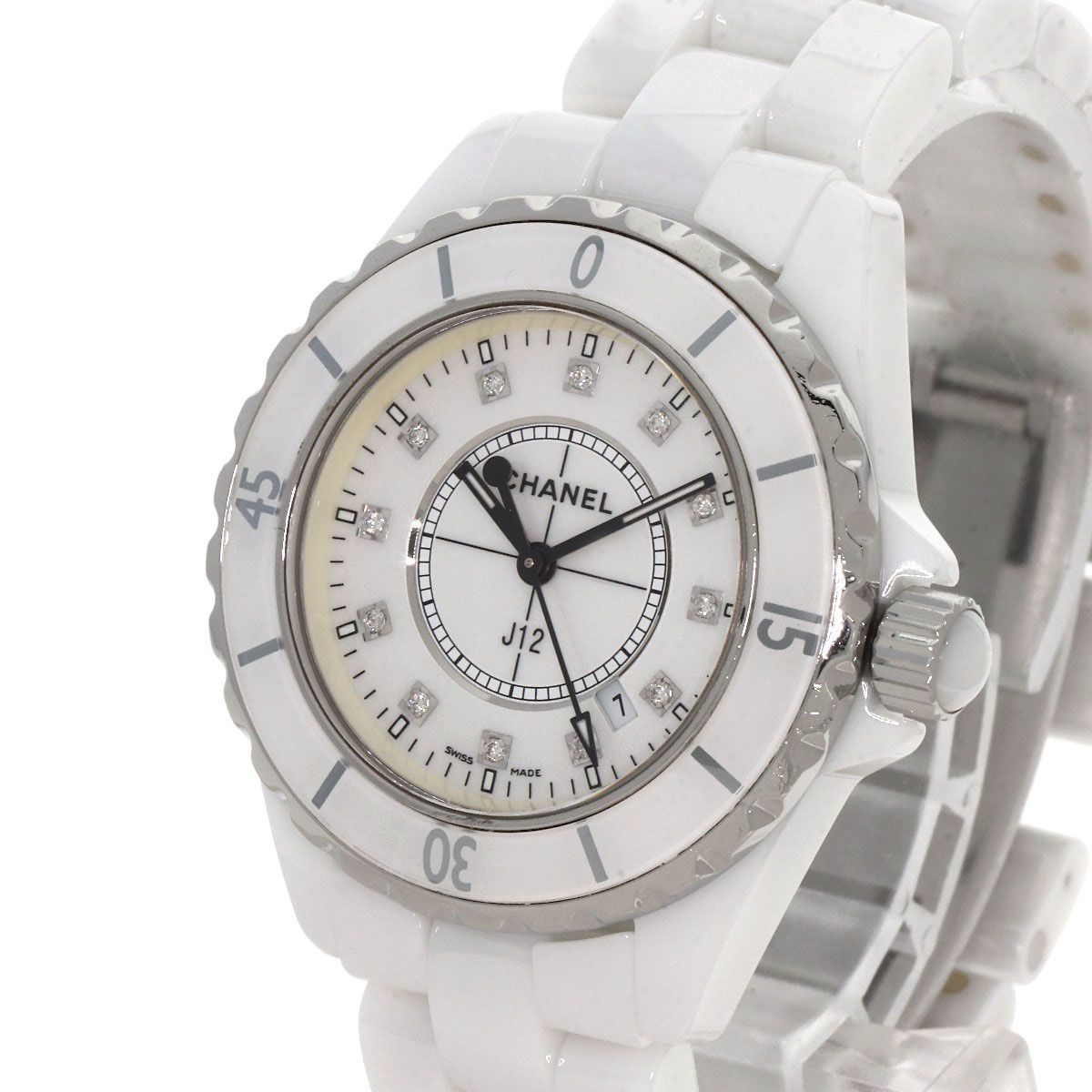Chanel 33 Diamond Watch Ceramic — view 3