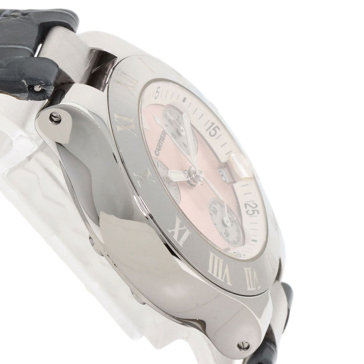 Cartier Chrono Scarf SM Watch SS Leather — view 6