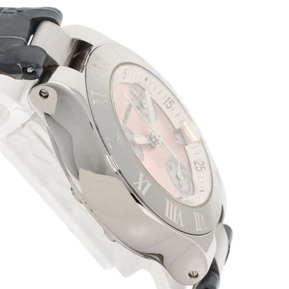 Cartier Chrono Scarf SM Watch SS Leather — view 6