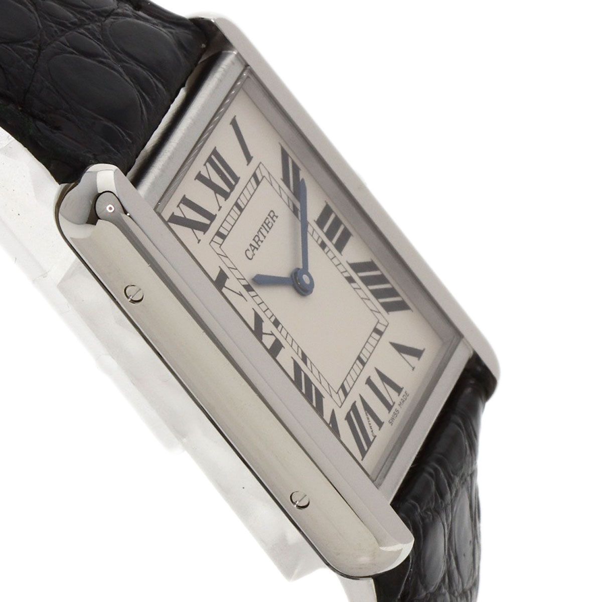 Cartier Tank Solo LM Watch SS Leather — view 6