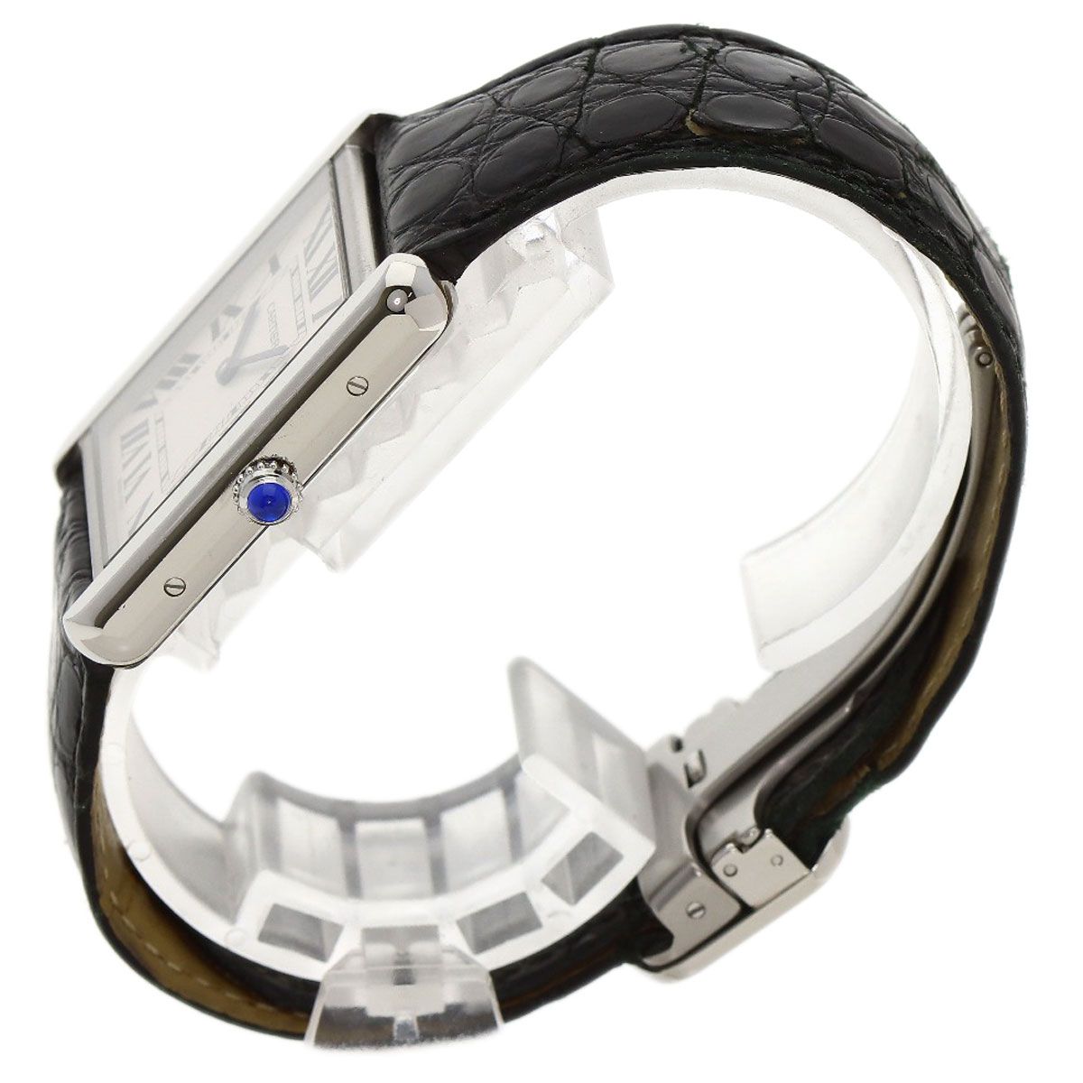 Cartier Tank Solo LM Watch SS Leather — view 2