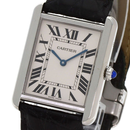 Cartier Tank Solo LM Watch SS Leather — view 3