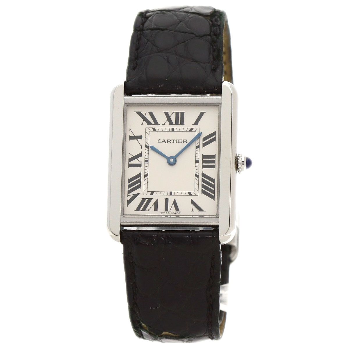 Cartier Tank Solo LM Watch SS Leather