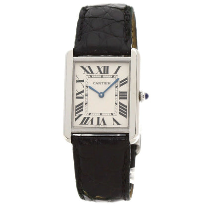 Cartier Tank Solo LM Watch SS Leather