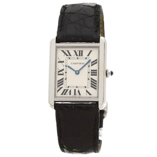 Cartier Tank Solo LM Watch SS Leather