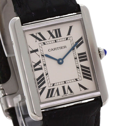 Cartier Tank Solo LM Watch SS Leather — view 4