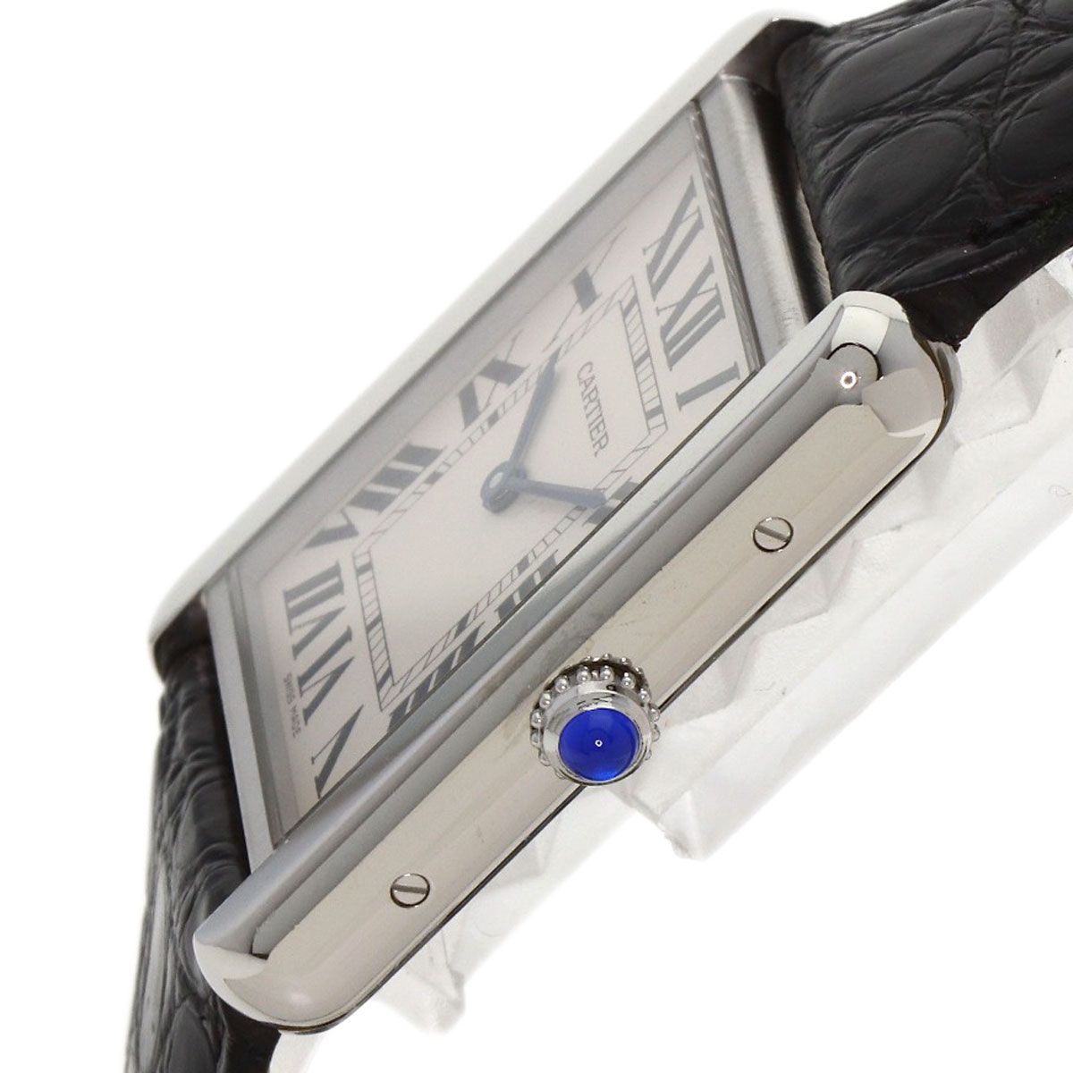 Cartier Tank Solo LM Watch SS Leather — view 5