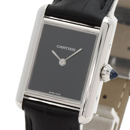 Cartier Tank Must SM Watch SS Leather — view 3