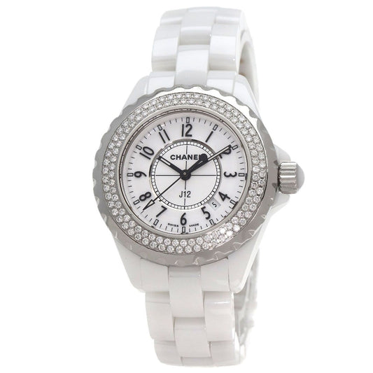 Chanel 33 Bezel Diamond Watch Ceramic