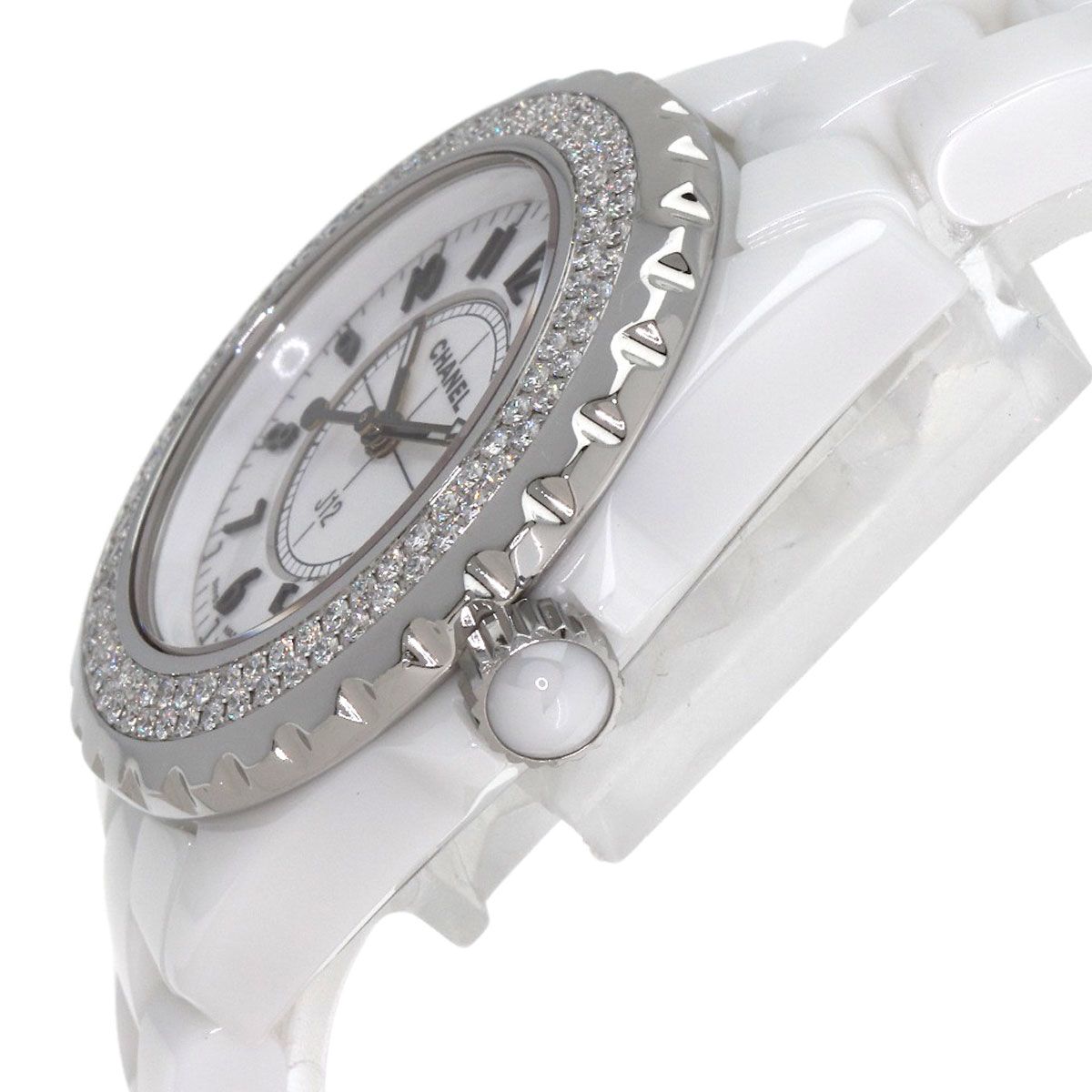 Chanel 33 Bezel Diamond Watch Ceramic — view 5