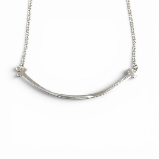 Tiffany & Co T Smile Pendant Small Necklace Silver