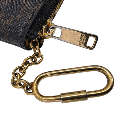 Celine Triomphe Key Ring Coin Case — view 7