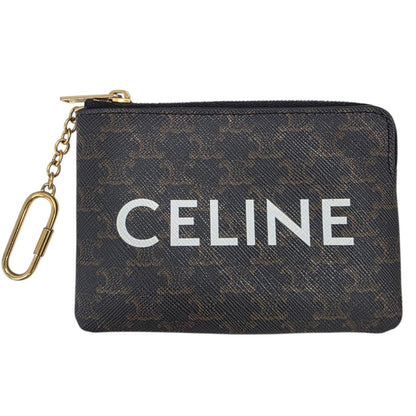 Celine Triomphe Key Ring Coin Case