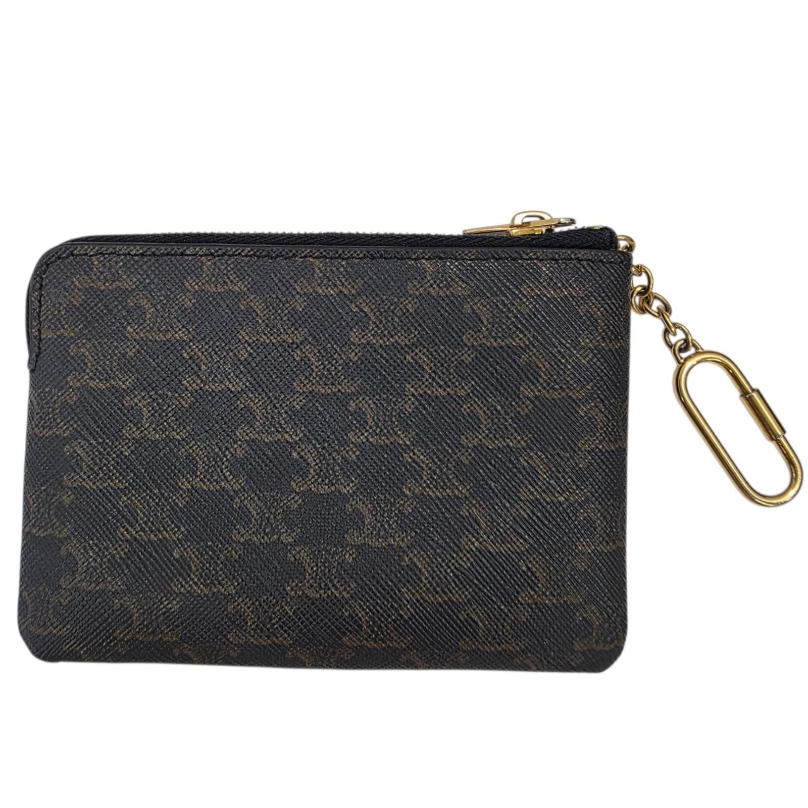 Celine Triomphe Key Ring Coin Case — view 2