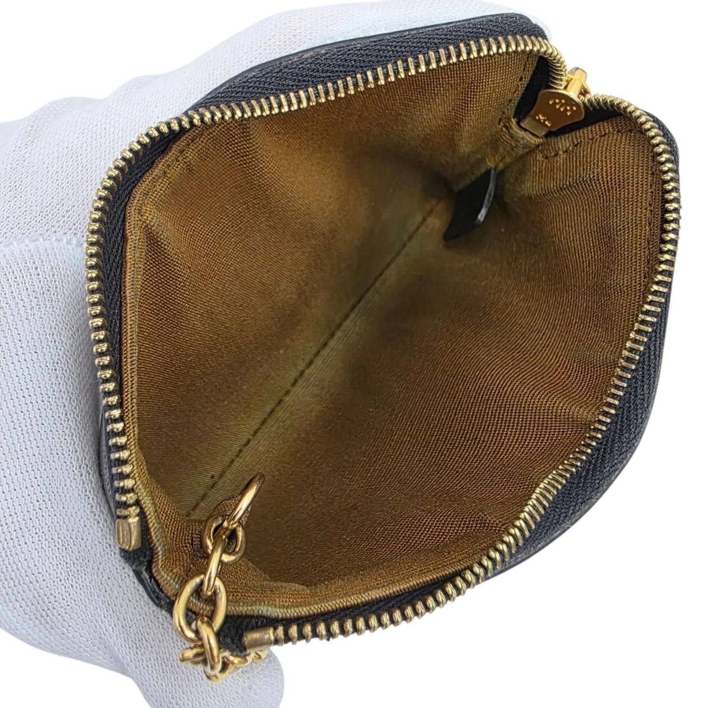 Celine Triomphe Key Ring Coin Case — view 4