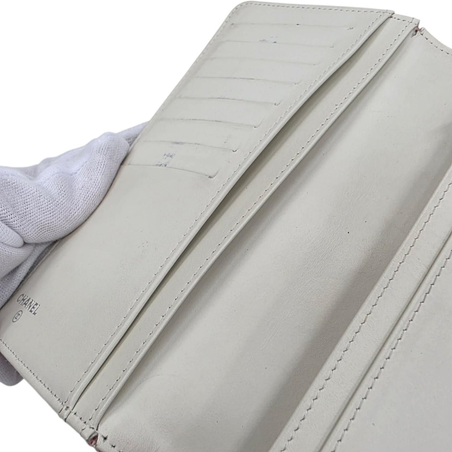 Chanel Deauville Bifold Wallet Handbag — view 7