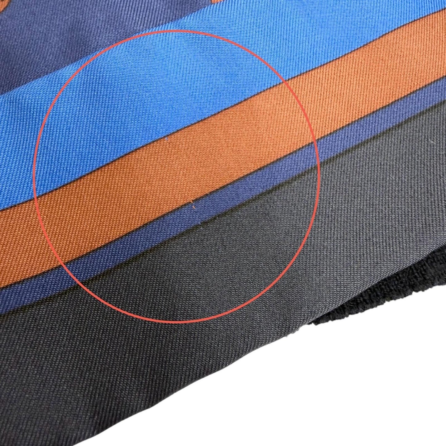 Hermes Silk Cashmere Blend Carriage Pattern Twill Lane Crew Neck Long Sleeve — view 8