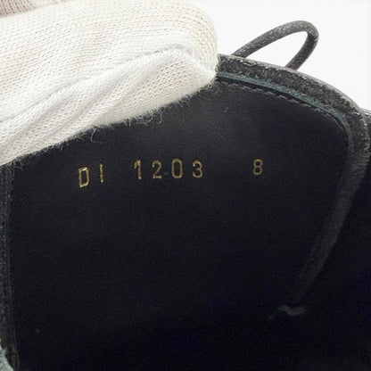 Louis Vuitton Damier Gradient Mini Star Line Lace Up Leather Shoes Black 8 — view 9