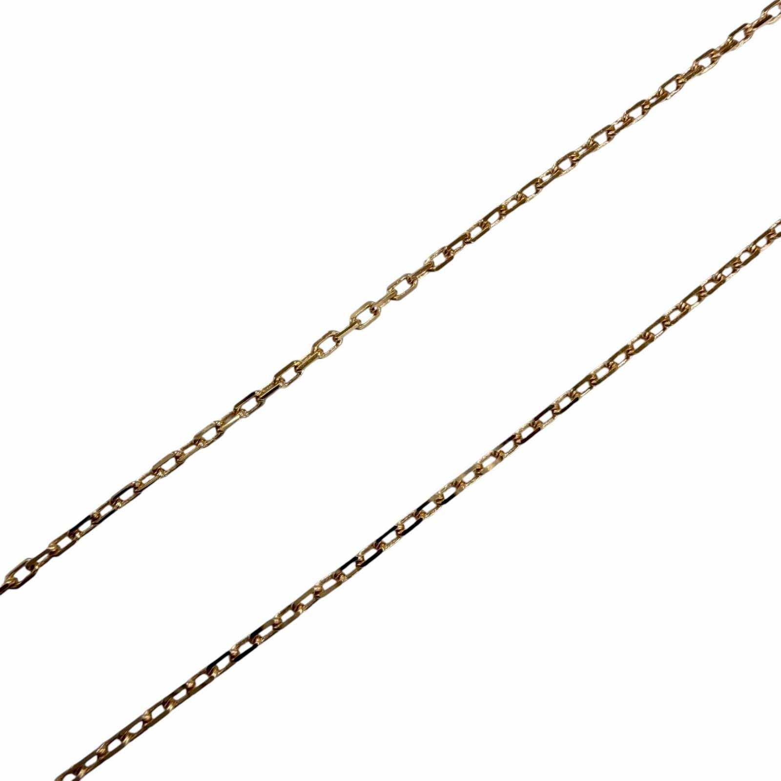 Cartier Damier SM Small Brilliant Cut Necklace Pink Gold — view 5