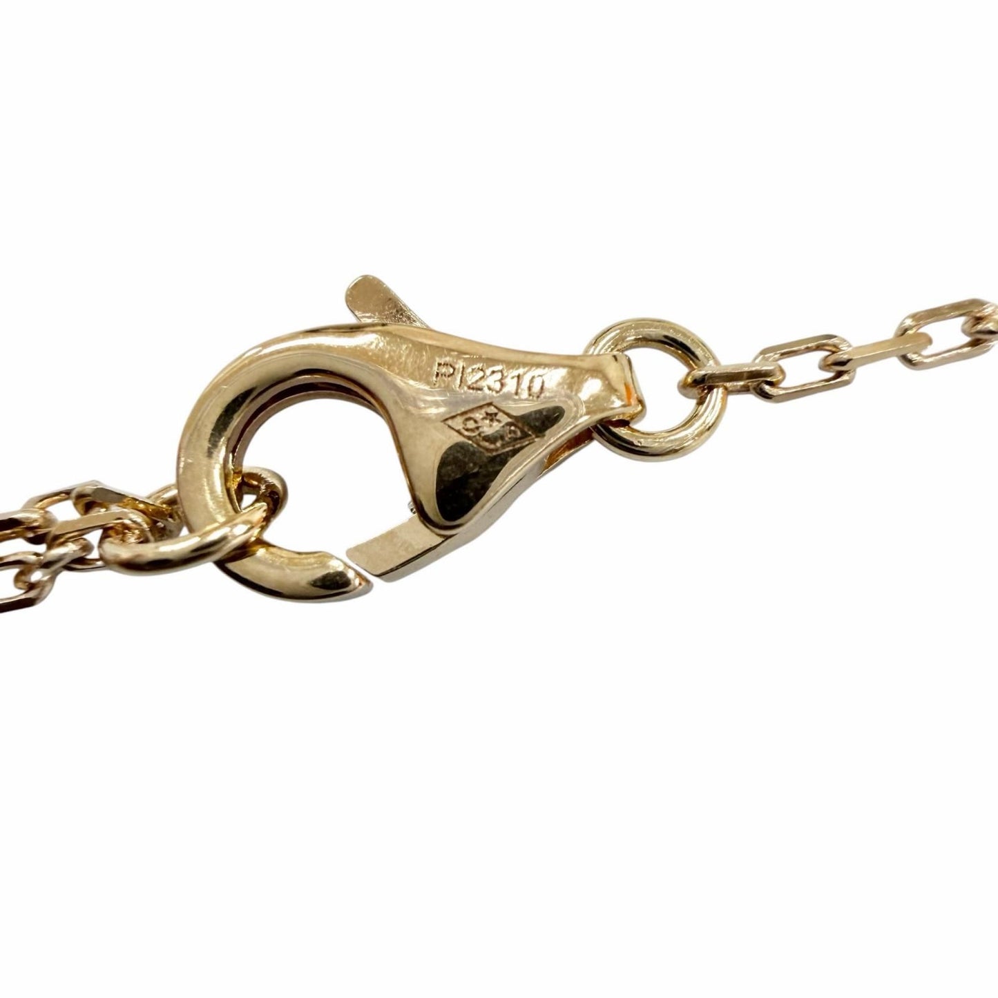 Cartier Damier SM Small Brilliant Cut Necklace Pink Gold — view 7