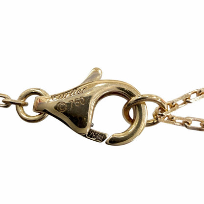 Cartier Damier SM Small Brilliant Cut Necklace Pink Gold — view 8