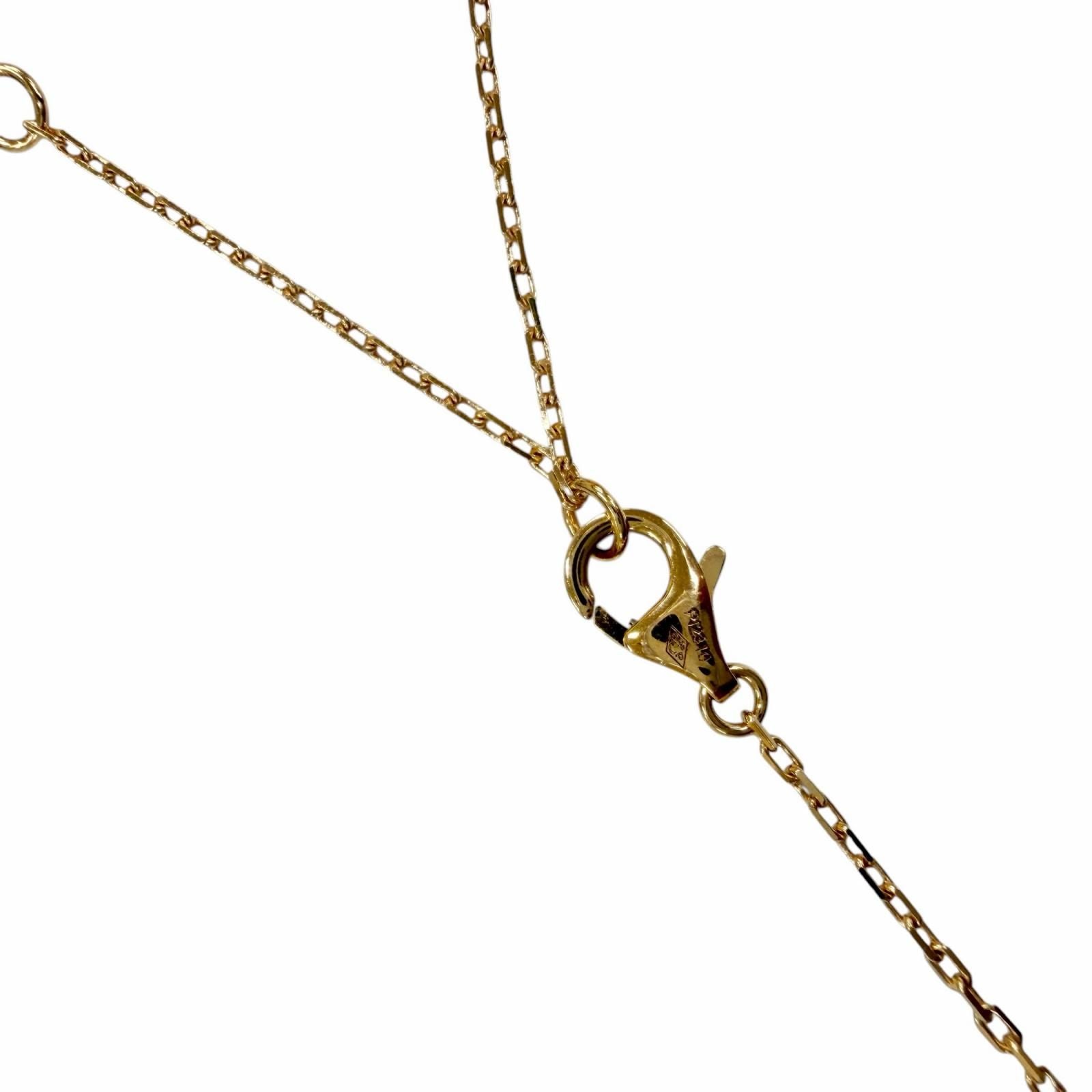 Cartier Damier SM Small Brilliant Cut Necklace Pink Gold — view 6