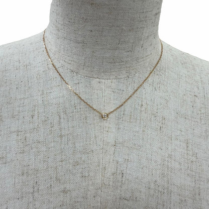 Cartier Damier SM Small Brilliant Cut Necklace Pink Gold — view 3