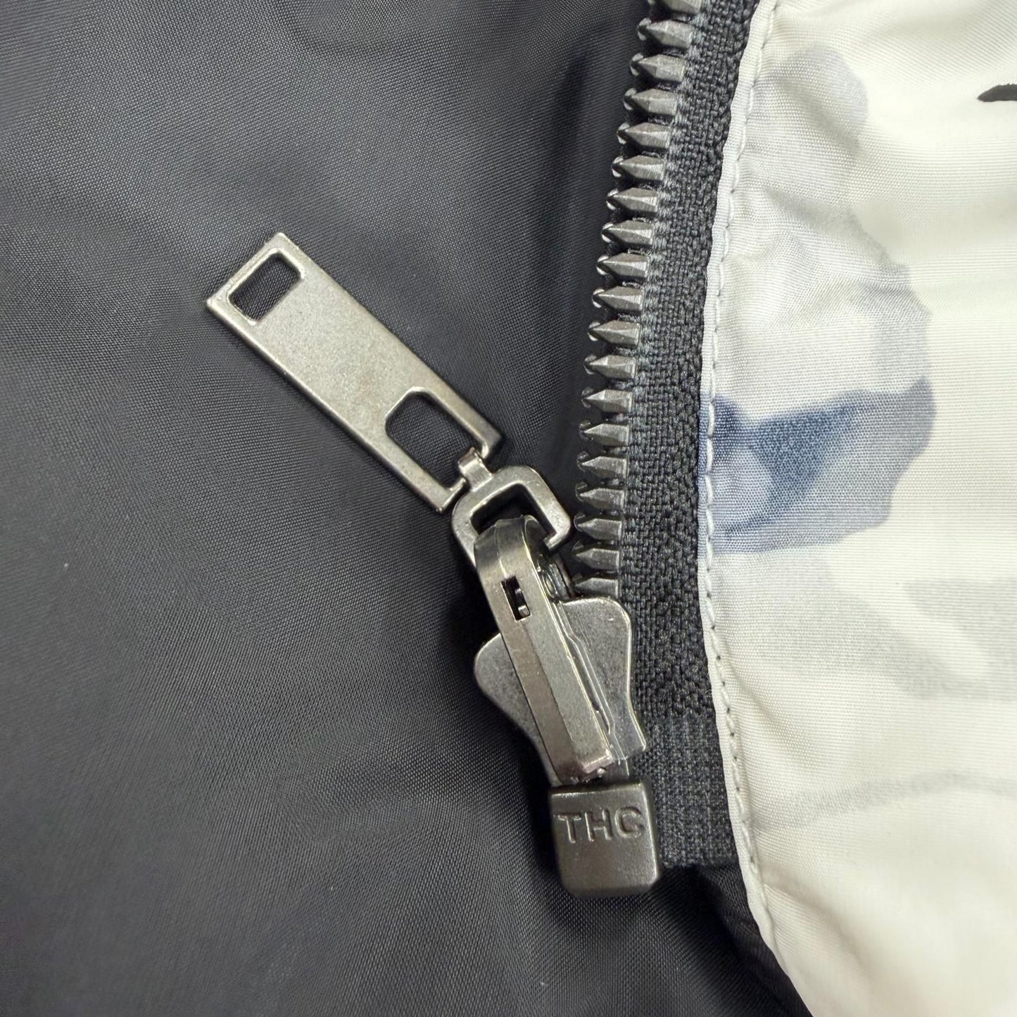 Max Mara Week End Line Weekend Reversible Down Coat Black Gray All Over — view 9