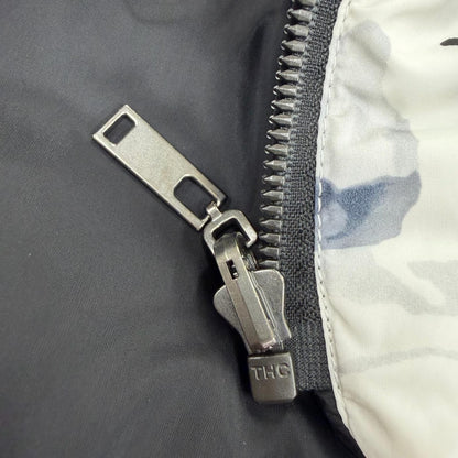 Max Mara Week End Line Weekend Reversible Down Coat Black Gray All Over — view 9