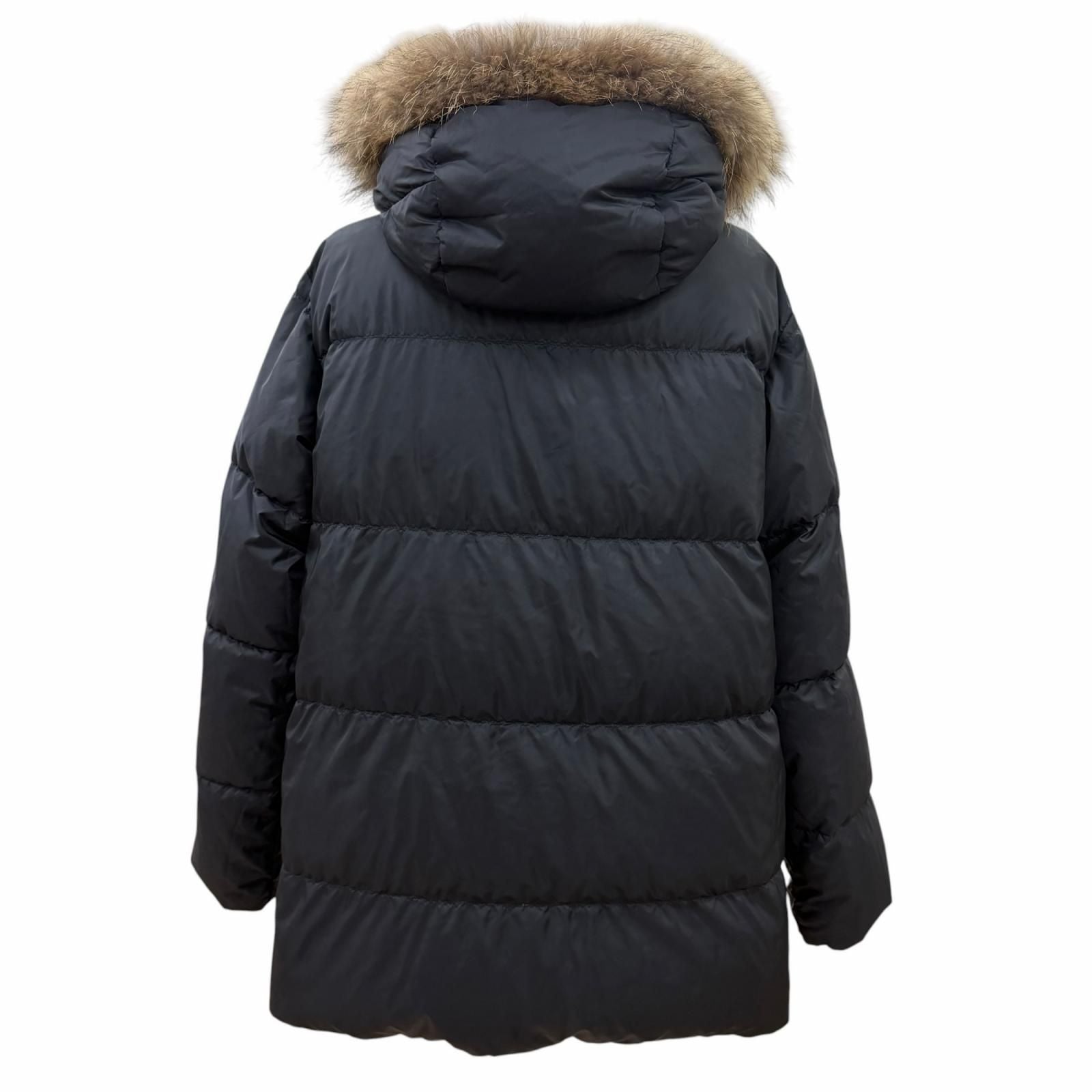 Max Mara Week End Line Weekend Reversible Down Coat Black Gray All Over — view 4