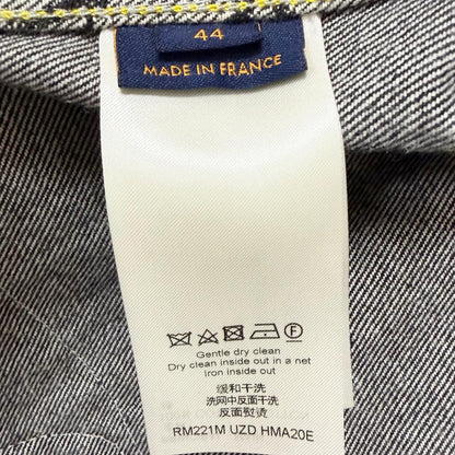 Louis Vuitton Cotton 100% SS Monogram Denim Jacket Indigo Blue 44 — view 8