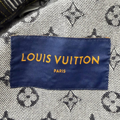 Louis Vuitton Cotton 100% SS Monogram Denim Jacket Indigo Blue 44 — view 7