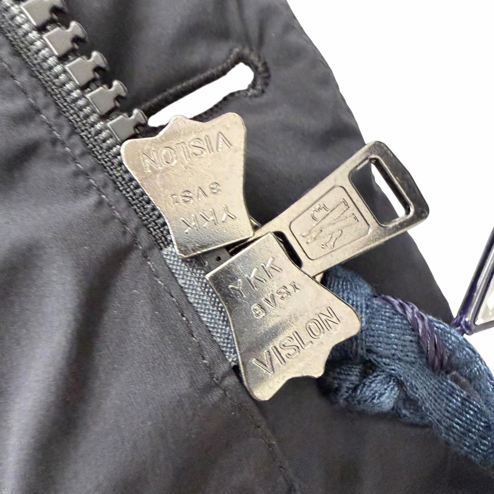 Moncler Reims Giubbotto Leather Logo Patch Hooded Down Jacket Black 1 Hanger — view 7