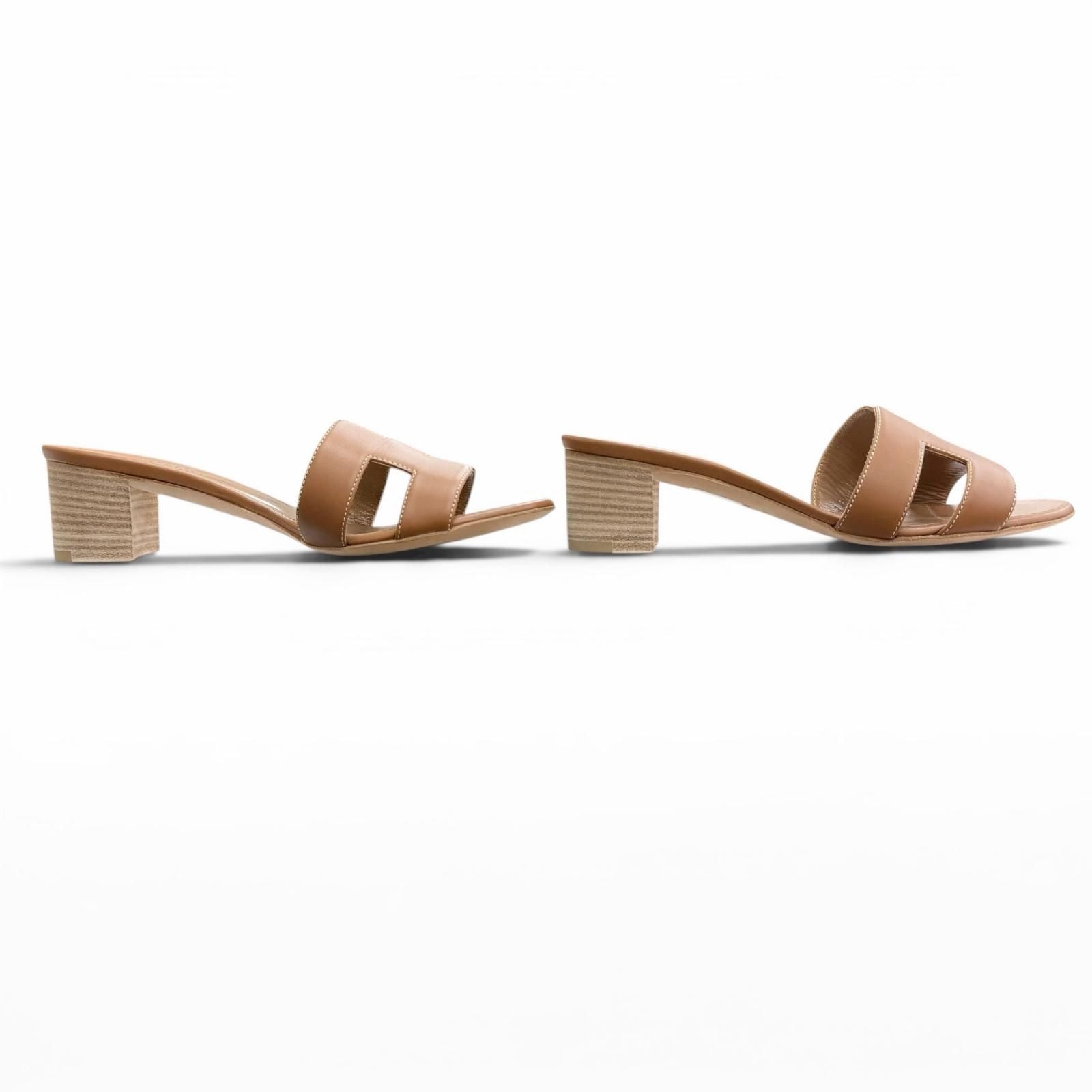 Hermes Oasis Gold Sandal — view 4