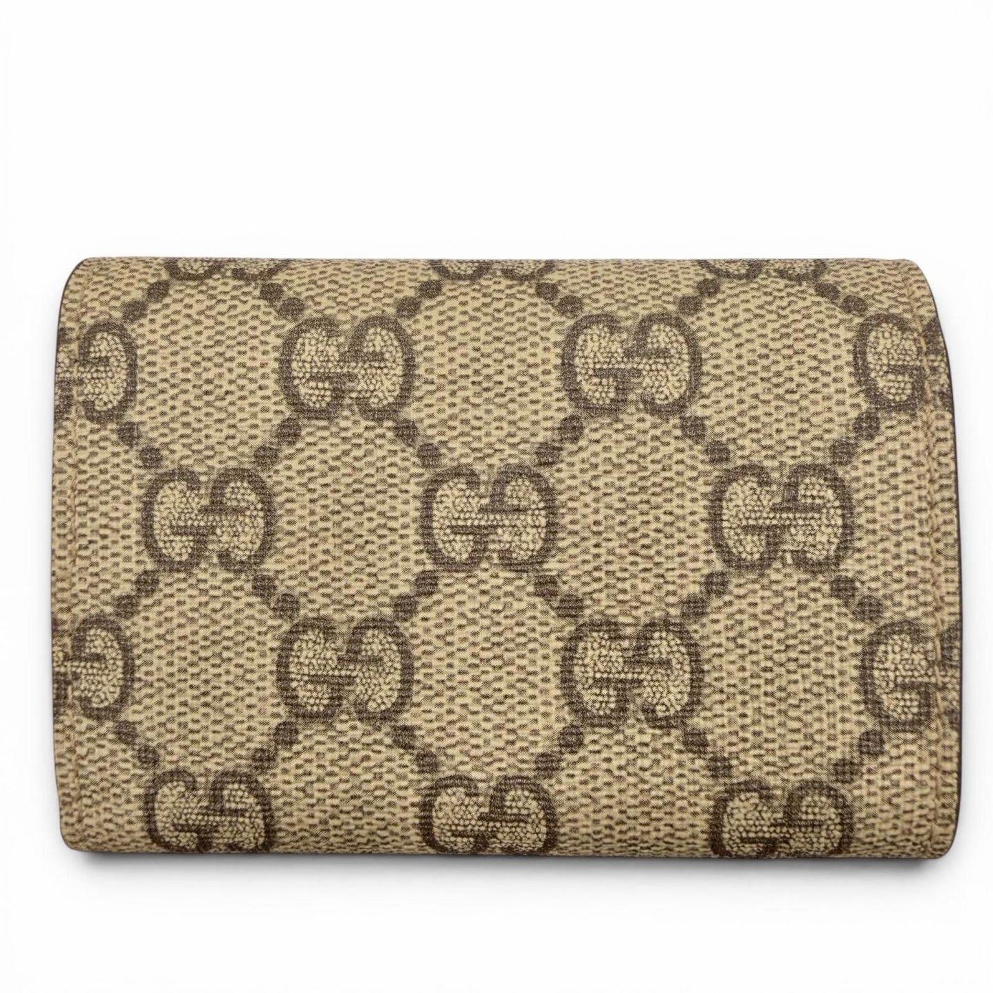 Gucci GG Supreme Canvas the Hacker Project Compact Wallet with Logo Plate — view 3