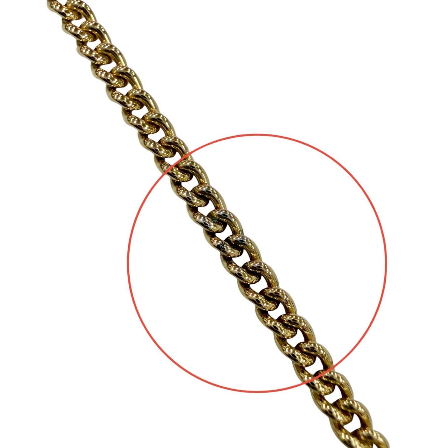 Celine Vintage Triomphe Blason Rhinestone Necklace Gold — view 8