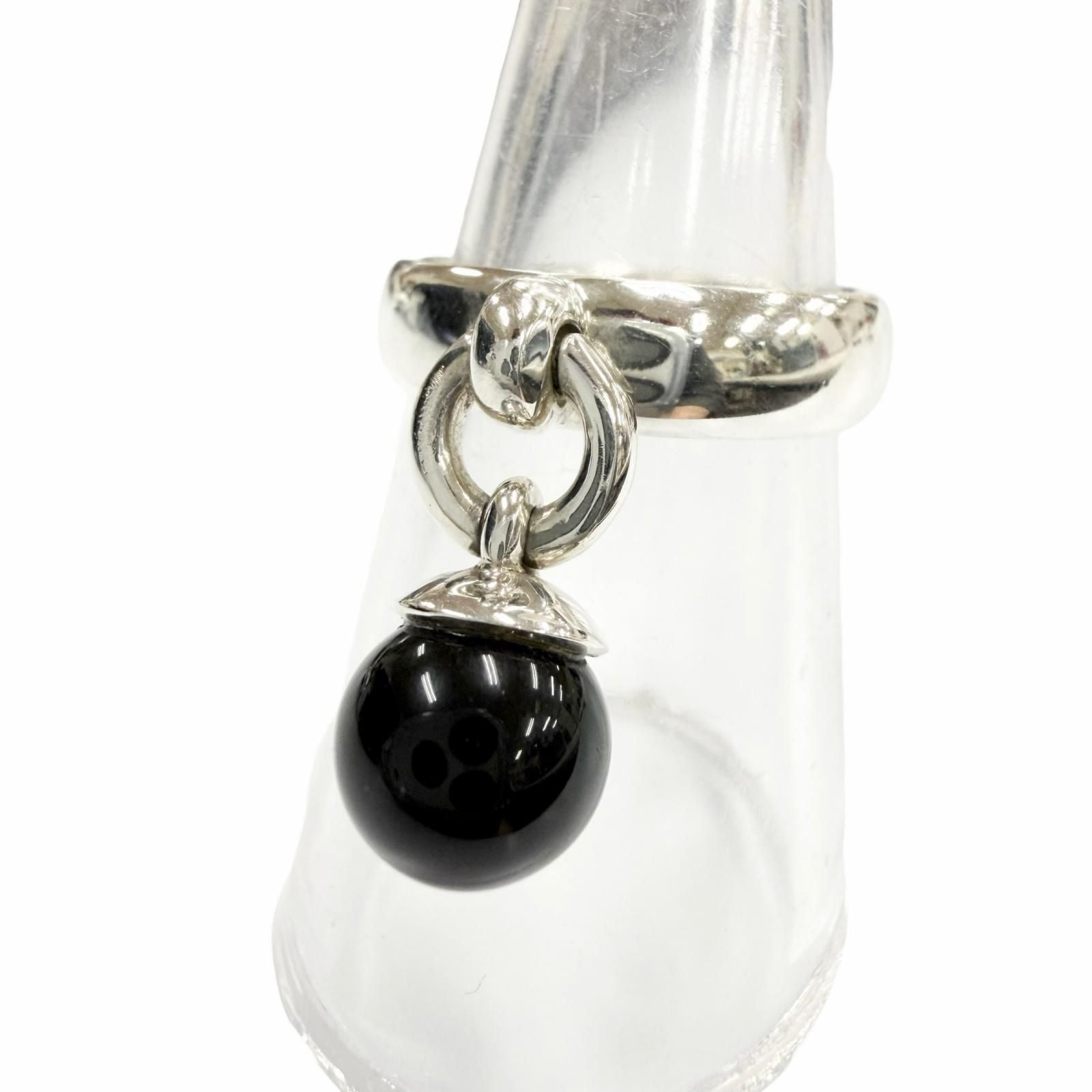 Tiffany & Co 925 Onyx Ring Silver Black