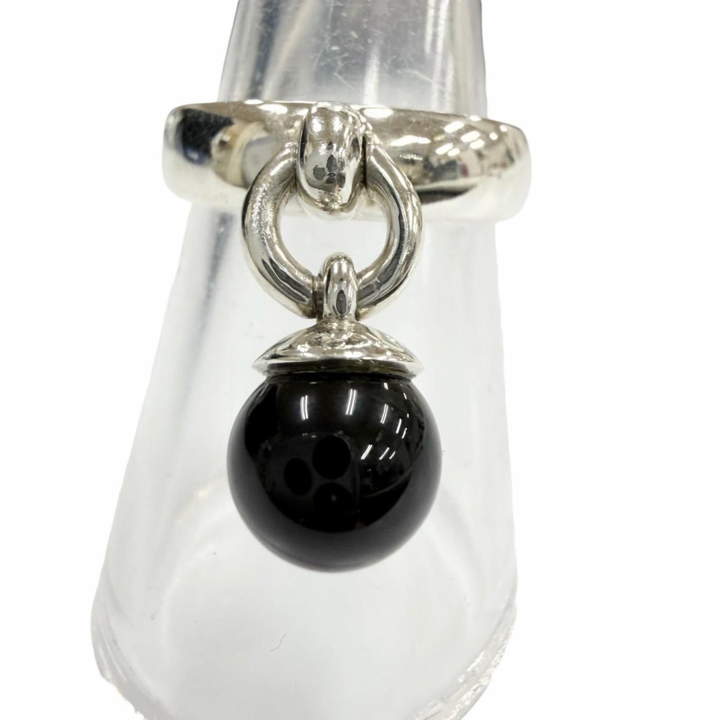 Tiffany & Co 925 Onyx Ring Silver Black — view 2