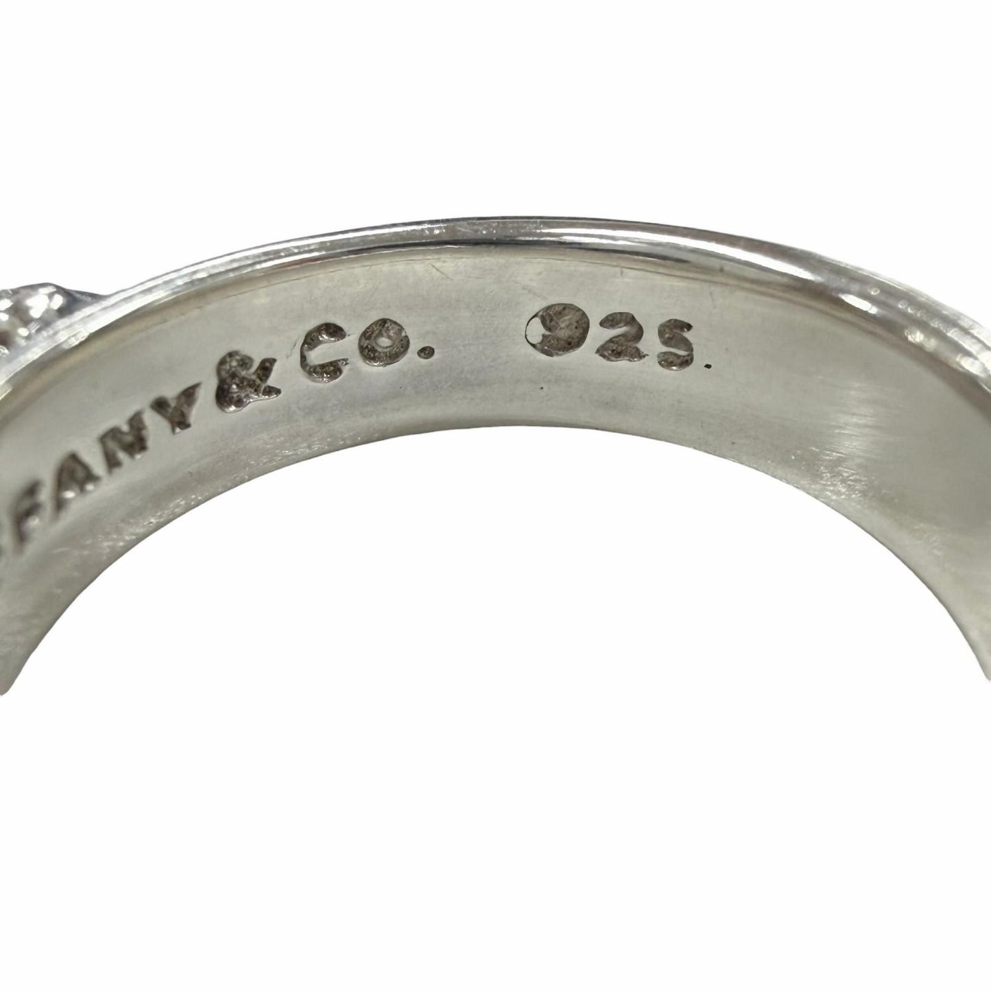 Tiffany & Co 925 Onyx Ring Silver Black — view 7