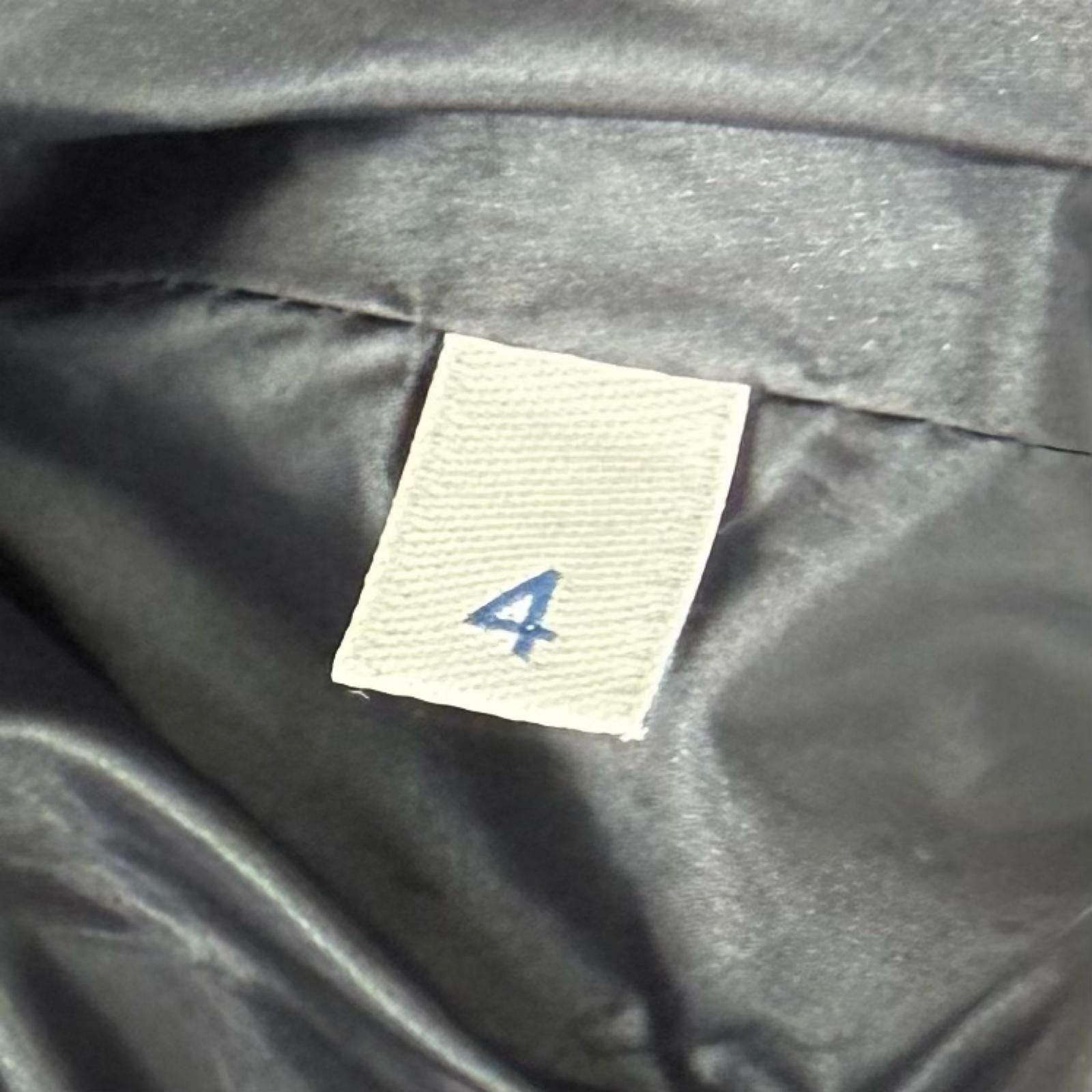 Moncler Cerise Logo Patch Stand Color Zip Up Coat Black 4 — view 9