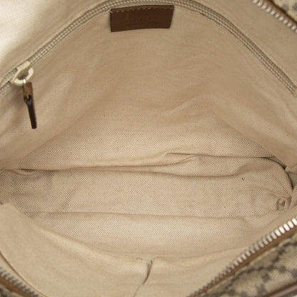 Gucci Diamante Shoulder Bag Beige Brown Leather — view 4