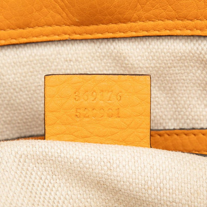 Gucci Soho 2-Way Shoulder Bag Orange Leather — view 6