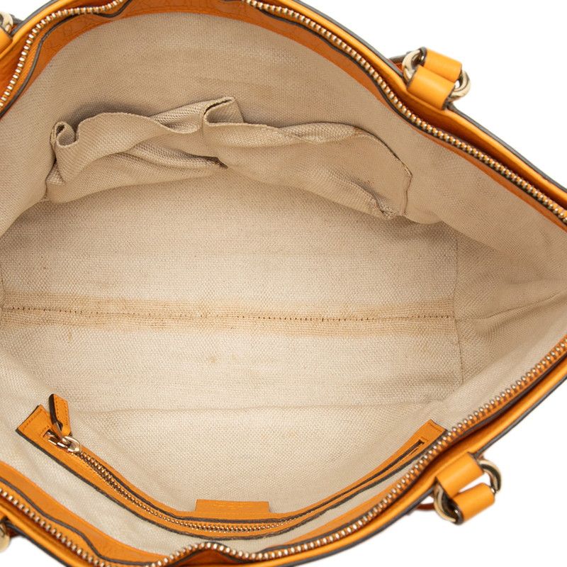 Gucci Soho 2-Way Shoulder Bag Orange Leather — view 4