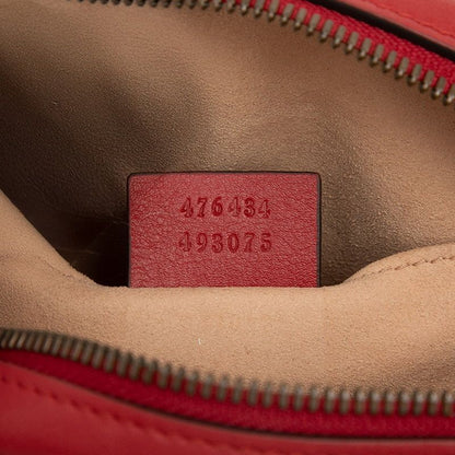 Gucci GG Marmont Quilted Belt Bag Red Leather — view 6