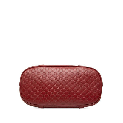 Gucci Micro Guccissima 2-Way Shoulder Bag Red Leather — view 3