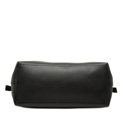 Gucci Interlocking 2-Way Shoulder Bag Black Leather — view 3