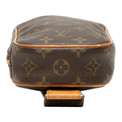 Louis Vuitton Monogram Pochette Gange Belt Bag Brown Leather — view 3
