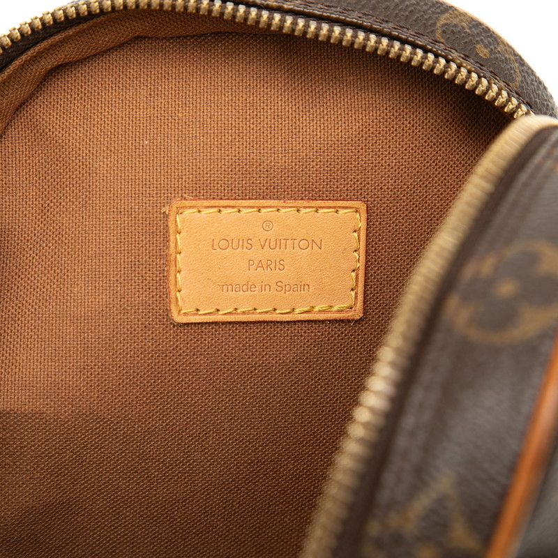 Louis Vuitton Monogram Pochette Gange Belt Bag Brown Leather — view 6