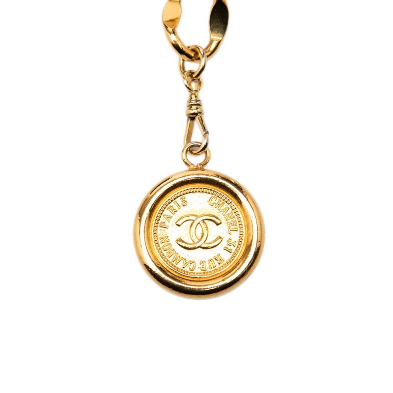 Chanel CC Logo 31 Rue Cambon Paris Chain Belt Plate Gold Plated — view 2